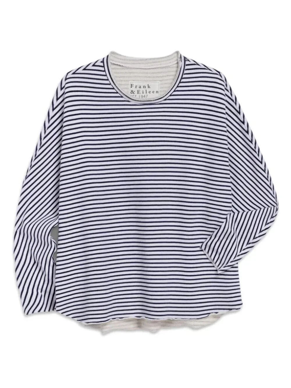 Frank & Eileen ANNA Navy French Stripe, Triple Fleece / S - Picture 4 of 6